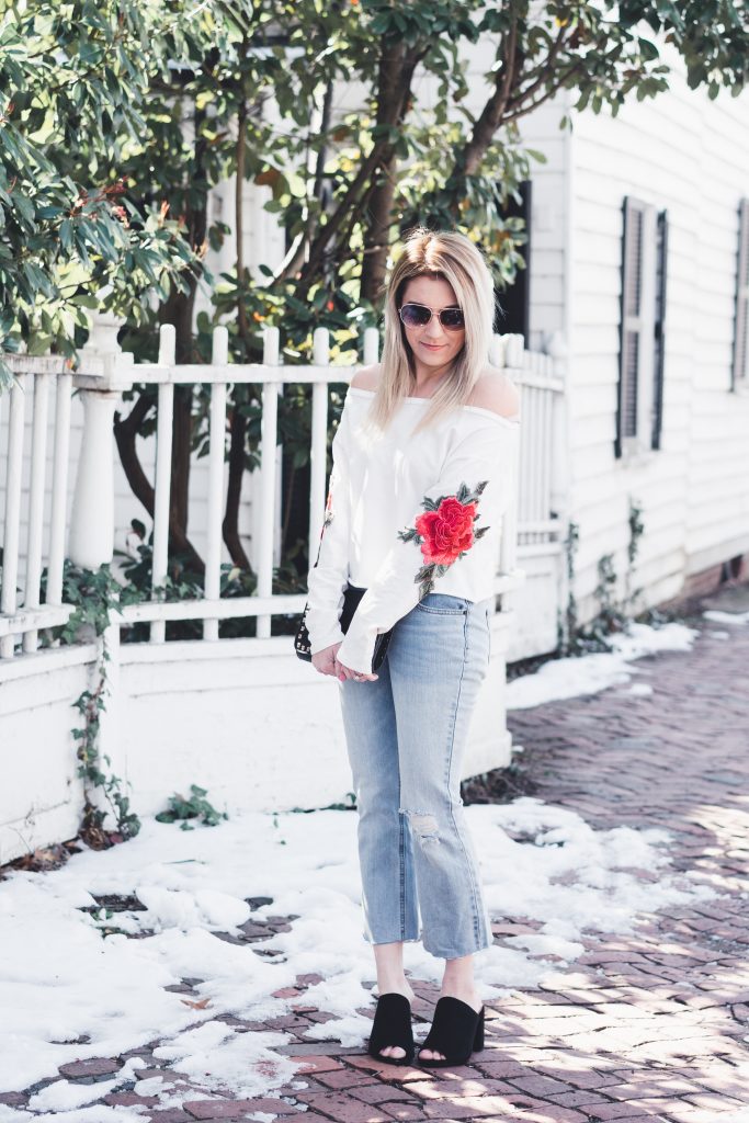 Spring Style: Cropped Flare Jeans - The Samantha Show- A Cleveland Life 